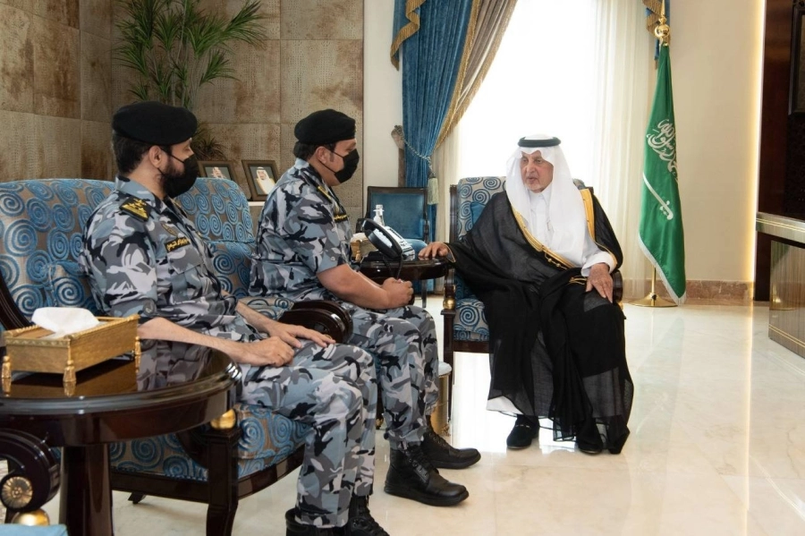 أمير منطقة مكة المكرمة يستقبل قائد القوات الخاصة لأمن الحج والعمرة