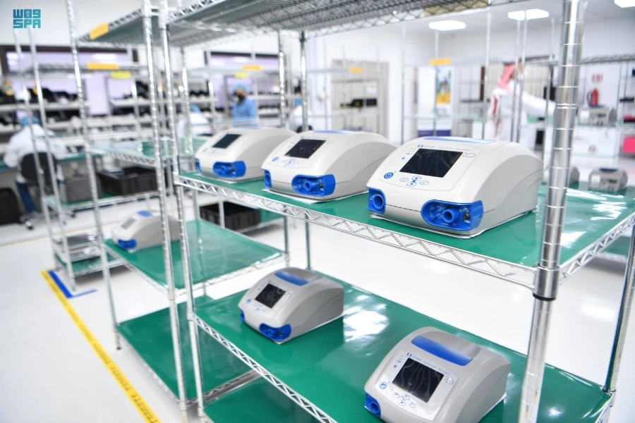 نماذج من جهاز التنفس الصناعي (مكة)