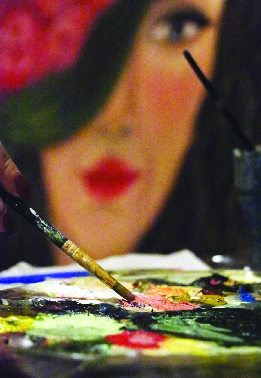 من أعمال الفنانة ابتهاج الجهني (مكة)