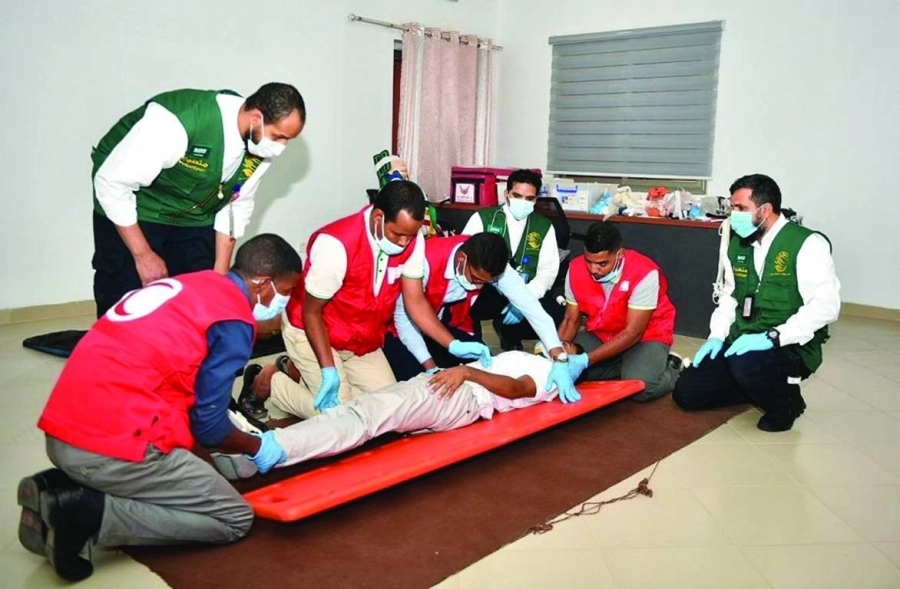 تجارب إسعاف خلال الدورة    (واس)