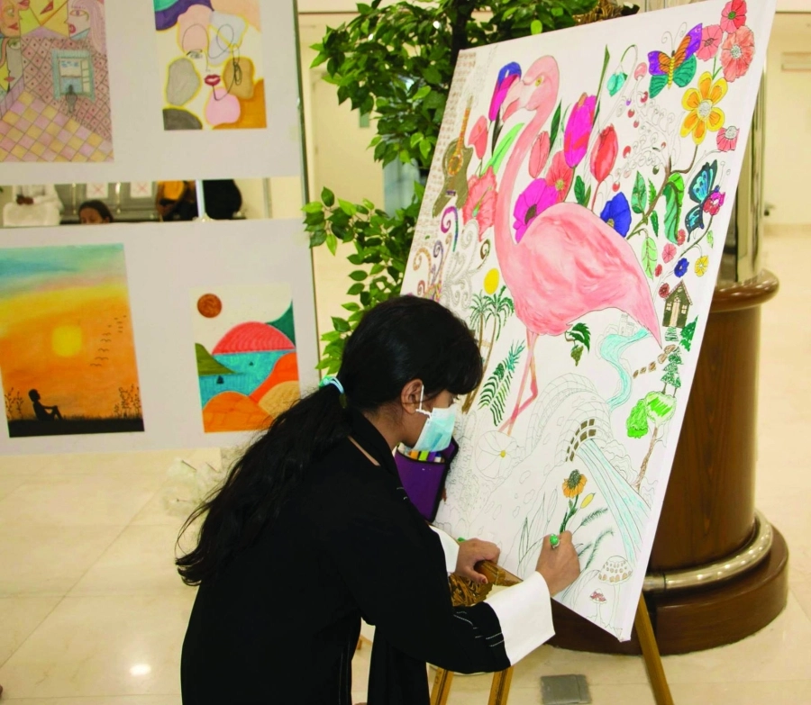 من فعاليات المعرض                                                           (مكة)