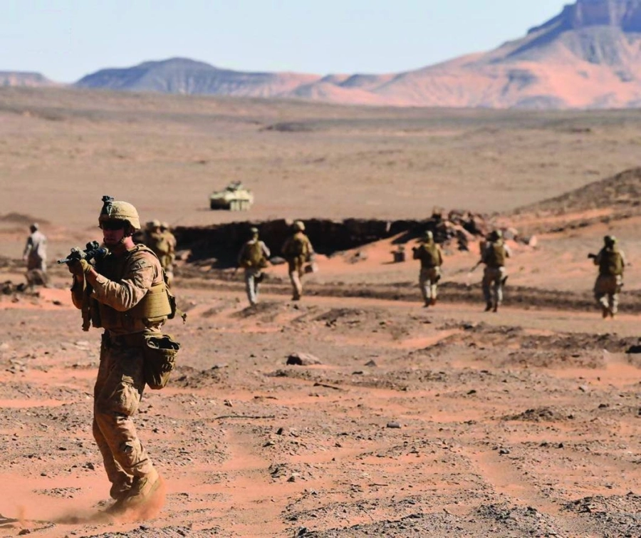 من المناورات (واس). 