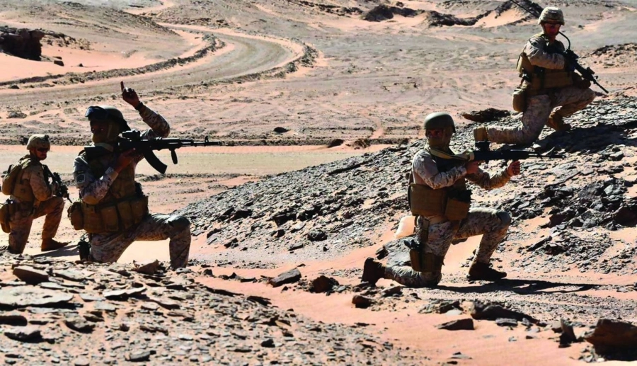 من القوات المشاركة في التمرين (واس)    