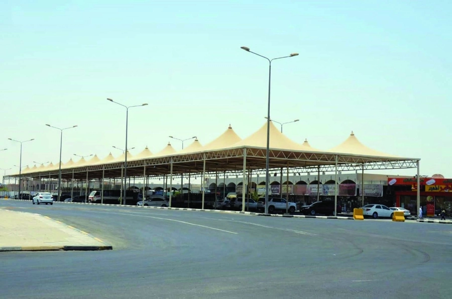 من الأعمال التطويرية بالسوق                                                                                                                                               (مكة) 