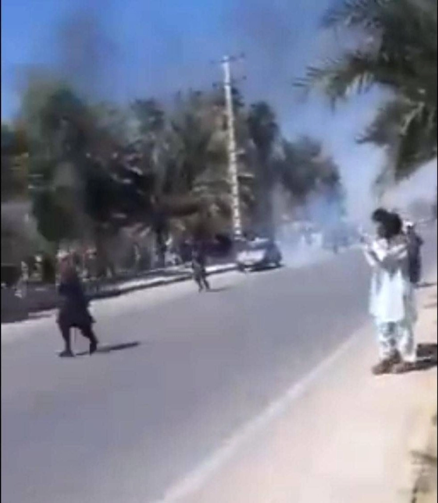 جانب من الاحتجاجات في إحدى محافظات إيران (مكة)