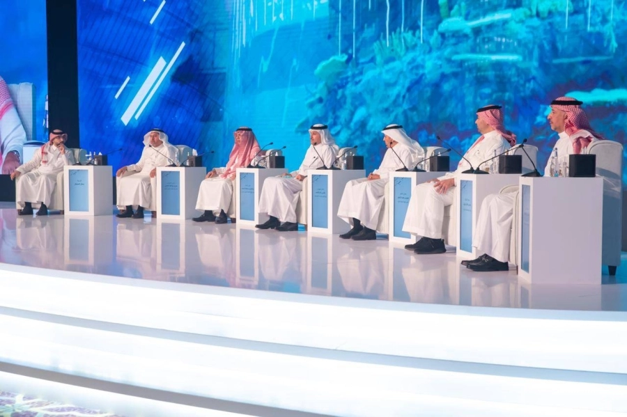 قادة منظومة النقل في المؤتمر الصحفي 