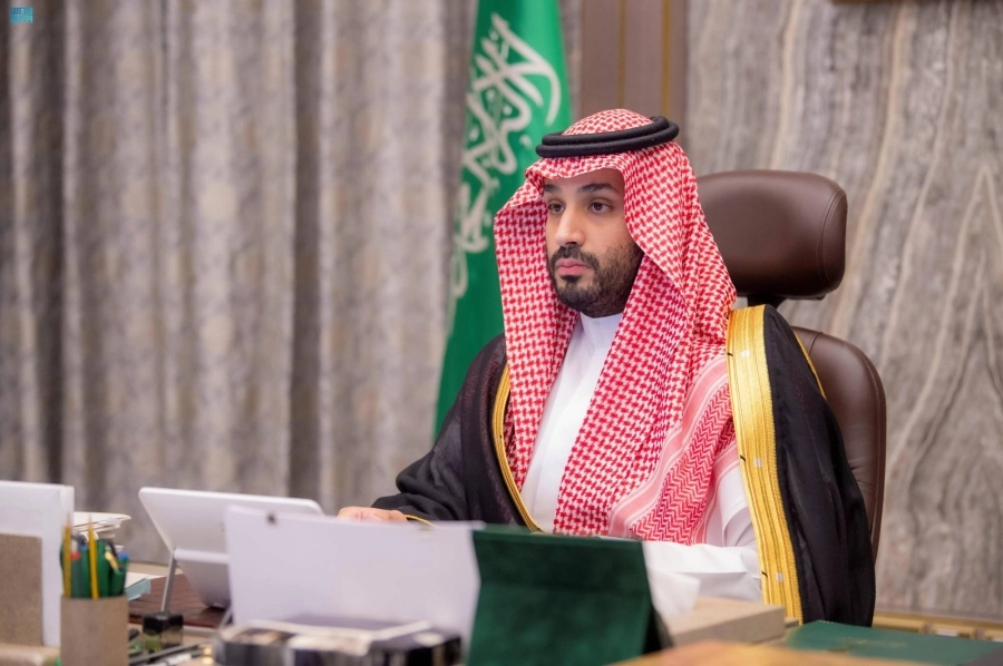 الأمير محمد بن سلمان خلال الجلسة  (واس)