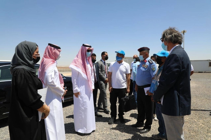 "الصندوق السعودي للتنمية" و"المفوضية السامية لشؤون اللاجئين" يدشنان مشروع تطوير شبكة كهرباء مخيم الأزرق للاجئين السوريين في الأردن