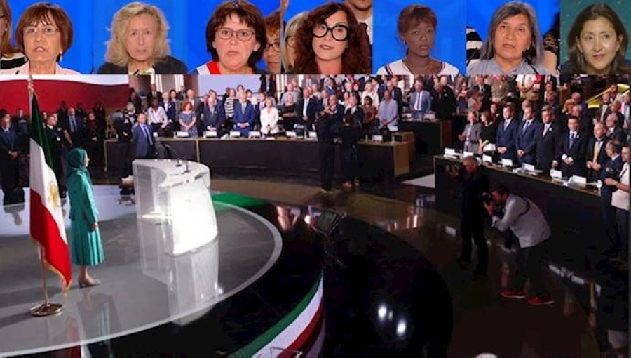 جانب من مؤتمر «إيران حرة»                                                                                      (مكة)