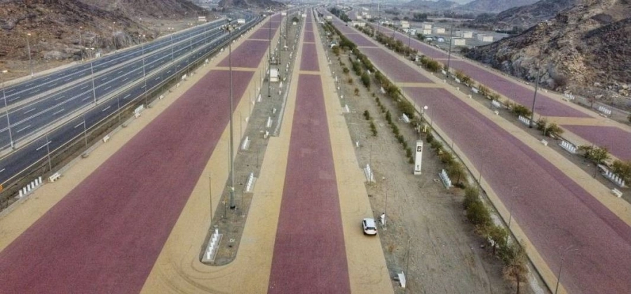 طريق المشاة بالمشاعر المقدسة