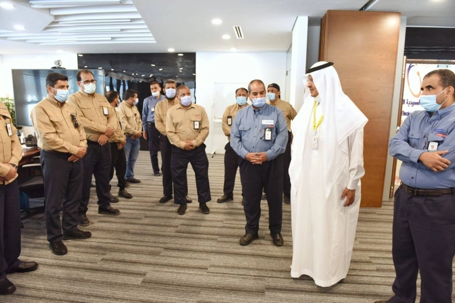 عبدالعزيز بن سلمان وعصام بن سعيد خلال الجولة (مكة)