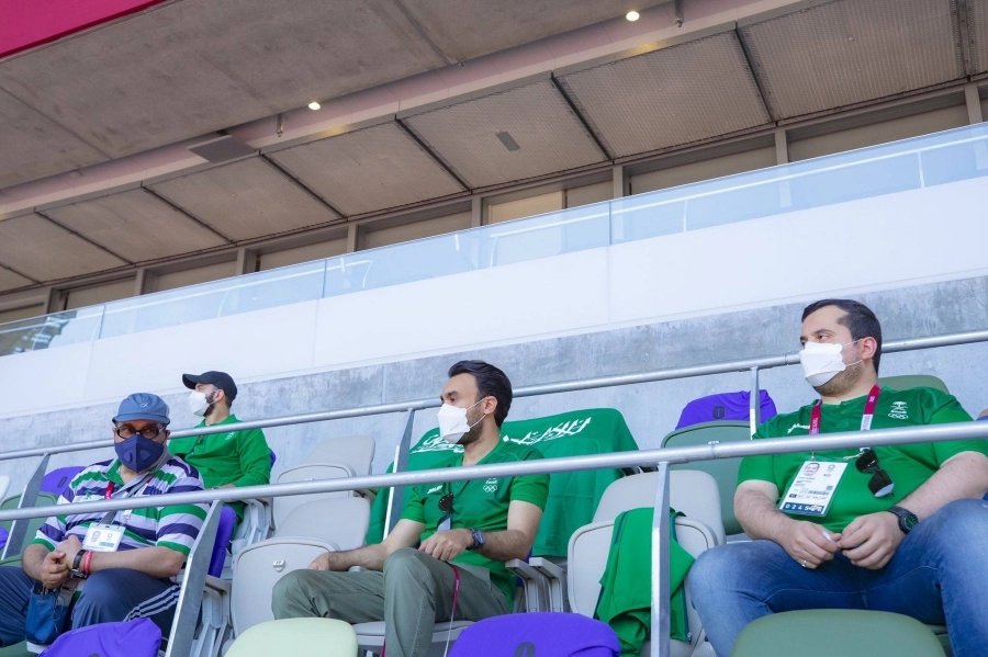 يتابع سباق العداء مازن ياسين   (واس)