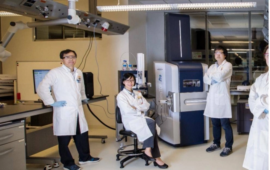 علماء المختبر الأساسي للعلوم البيولوجية في كاوست يعملون على توصيف الإنزيمات العلاجية