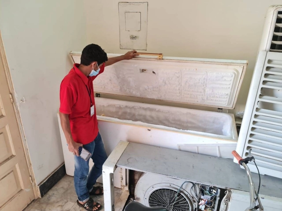 جانب أثناء مصادرة اللحوم