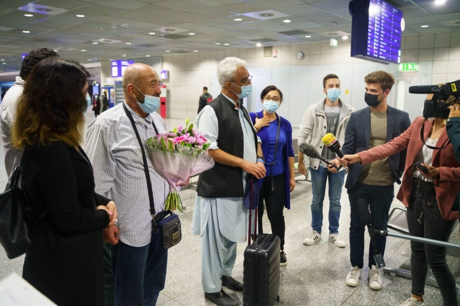 رعايا ـفغان وصولوا إلى ألمانيا (د ب أ)