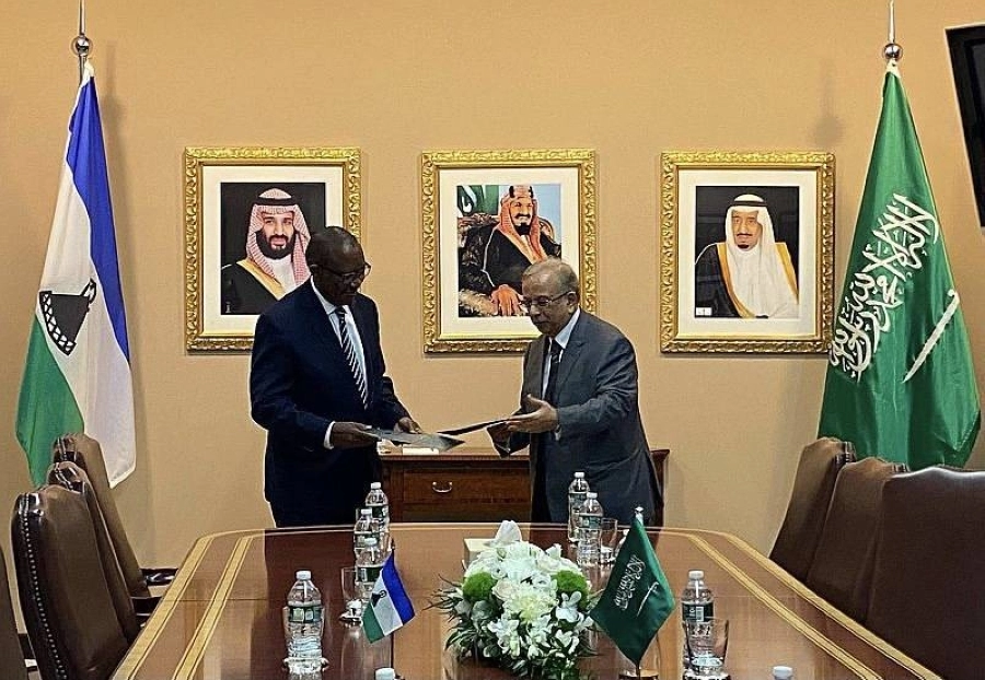 المملكة توقّع اتفاقية إقامة علاقات دبلوماسية مع ليسوتو