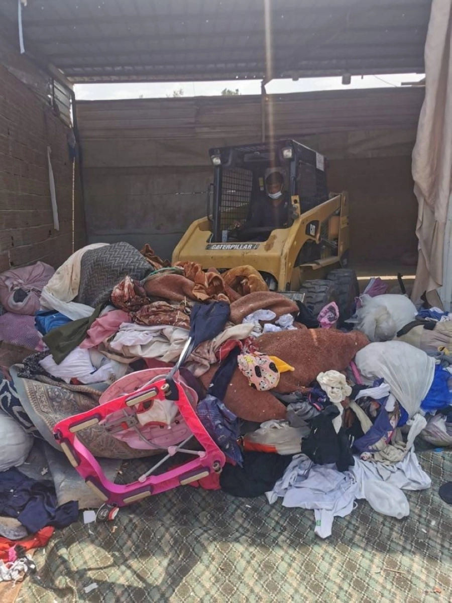 أمانة جدة إتلاف 17 طنا من الملابس المستعملة بنطاق خزام