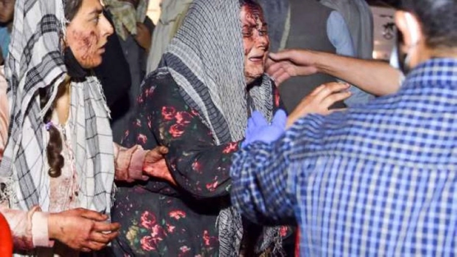 






بعض المصابين في مطار كابول