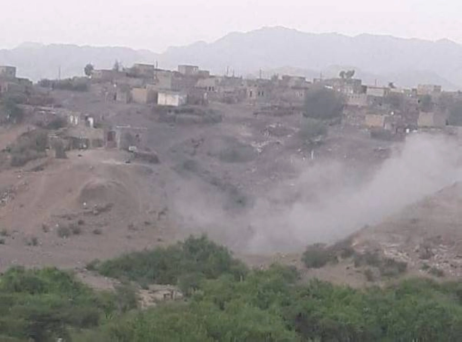 رحبة تتعرض للقصف الحوثي                     (مكة)