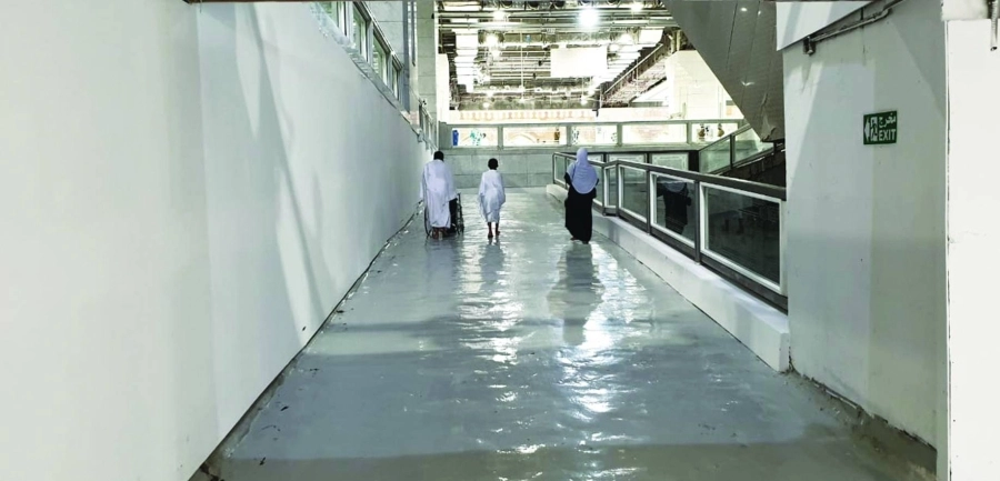 ربط صحن المطاف بالدور الأرضي في المسجد الحرام بمسار خاص للأشخاص ذوي الإعاقة
