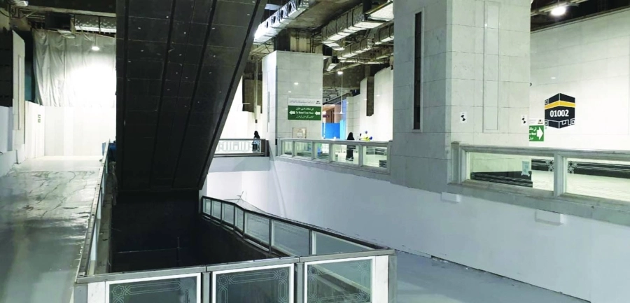 ربط صحن المطاف بالدور الأرضي في المسجد الحرام بمسار خاص للأشخاص ذوي الإعاقة
