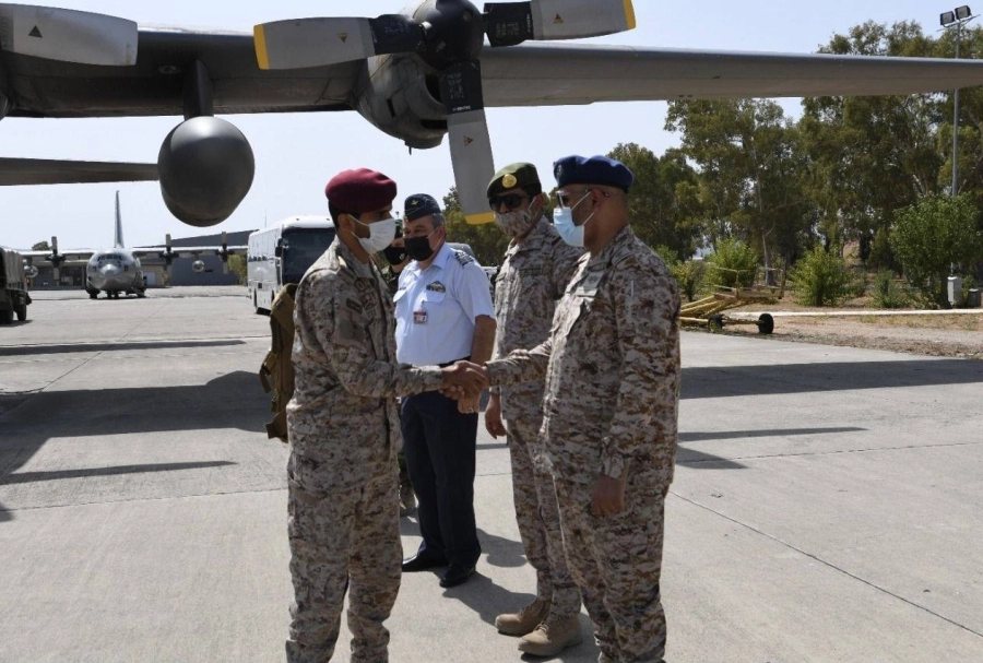 وصول مجموعة القوات البرية الملكية السعودية المشاركة في مناورات التمرين الرباعي للعمليات الخاصة بجمهورية اليونان (واس)