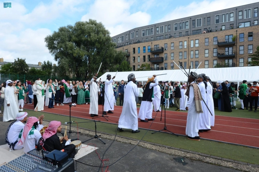 من احتفالات وفعاليات اليوم الوطني أمس
