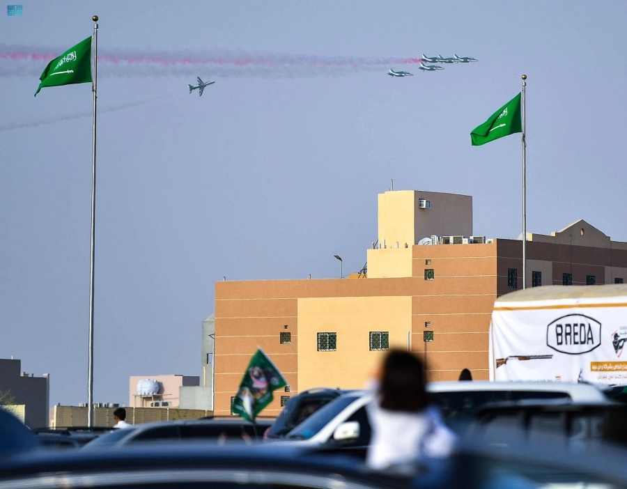 من احتفالات وفعاليات اليوم الوطني أمس
