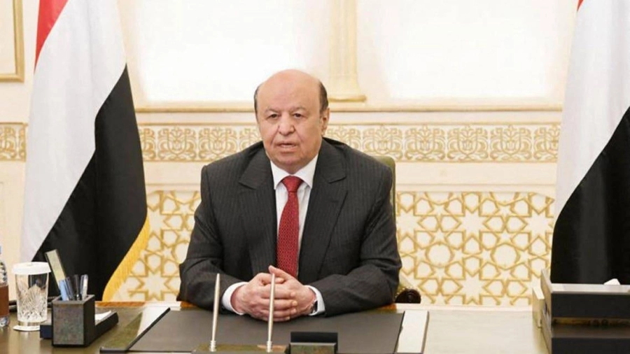 عبدربه منصور هادي ملقيا كلمته