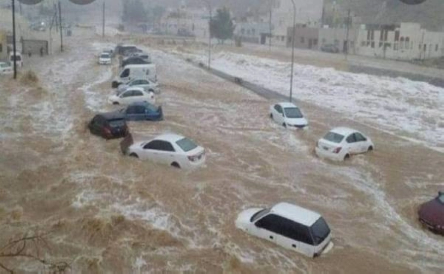 سيول كبيرة في حض موت (مكة)