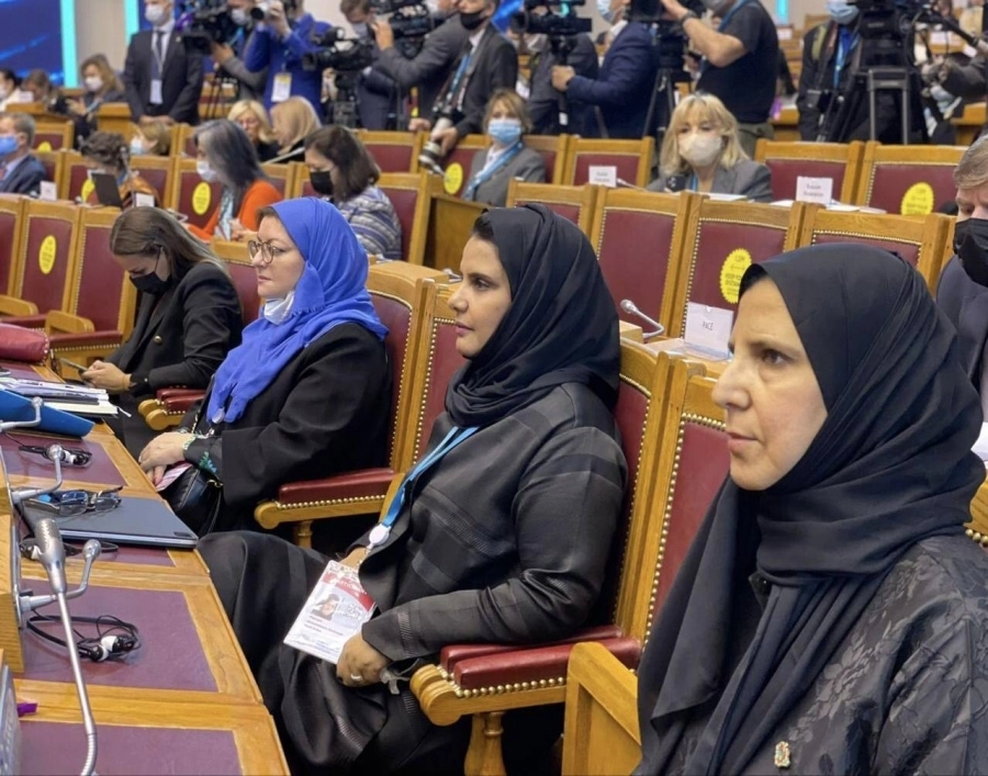 مساعد رئيس مجلس الشورى تلقي كلمتها في أعمال المنتدى اليورو-آسيوي الثالث للنساء