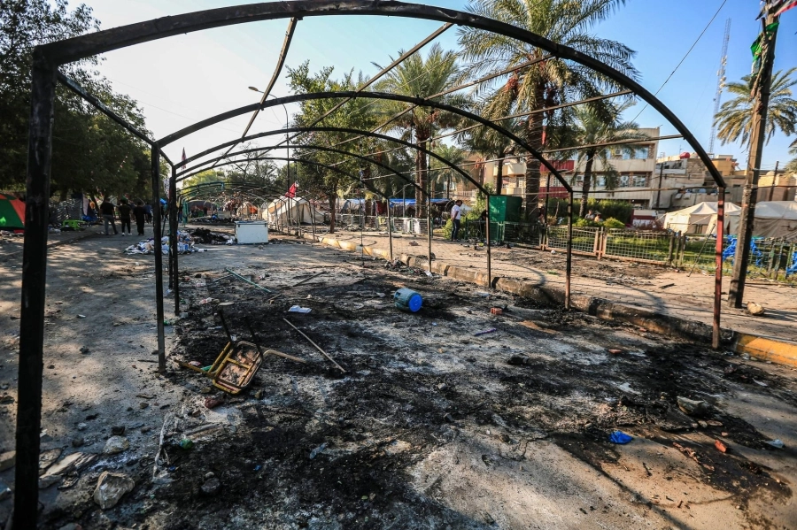 






دمار وعنف في الشارع العراقي            ( د ب أ)