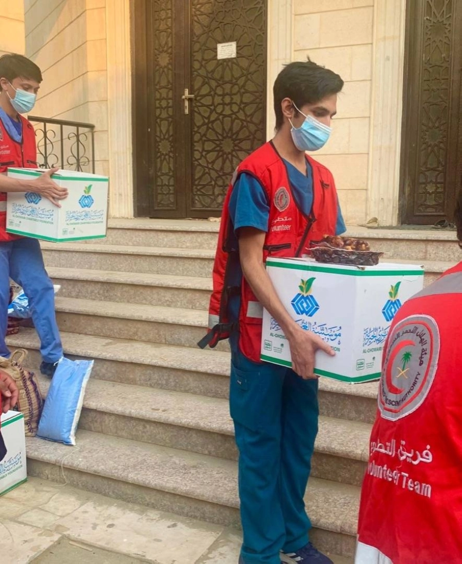 295 متطوع ومتطوعة من هيئة الهلال الأحمر شاركوا في 17 فعالية مختلفة في أكتوبر