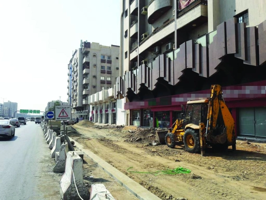 أعمال ترصيف شارع الأمير ماجد بجدة (مكة)