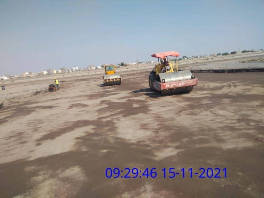 البرنامج السعودي لتنمية وإعمار اليمن يواصل أعمال تأهيل وتطوير مطار عدن الدولي