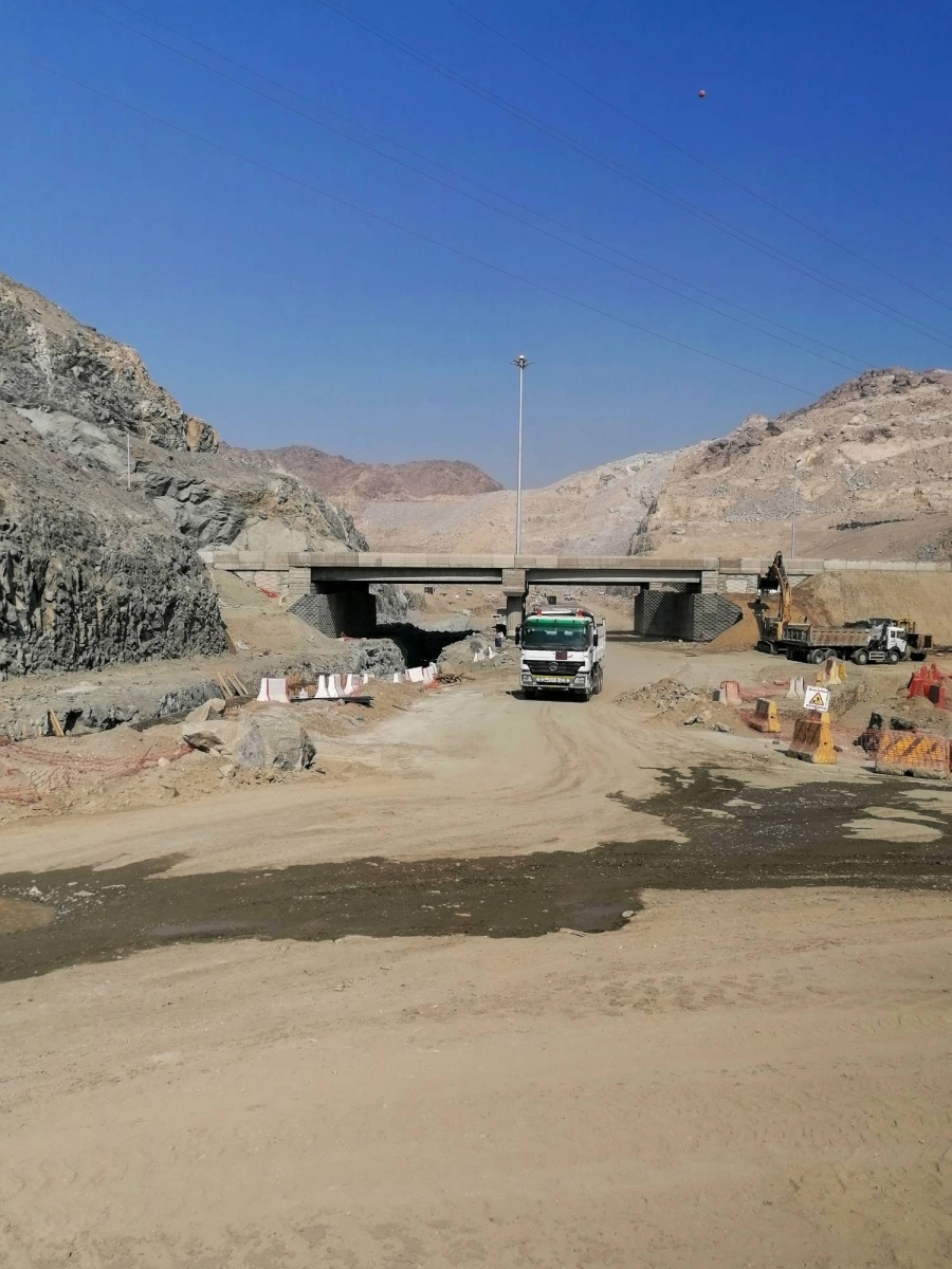 من أعمال استكمال تنفيذ الدائري الثالث المرحلة الثالثة بطول 14.5 كلم الجزء الثالث، من تقاطع المسخوطة إلى طريق الأمير سلطان
