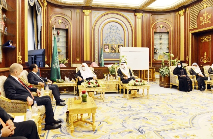 رئيس مجلس الشورى يلتقي وفد لجنة الأخوة البرلمانية الأردنية الخليجية بمجلس النواب الأردني