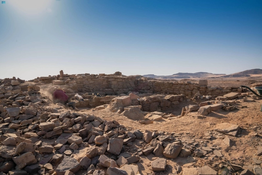 موقع قرية في تبوك (مكة)  