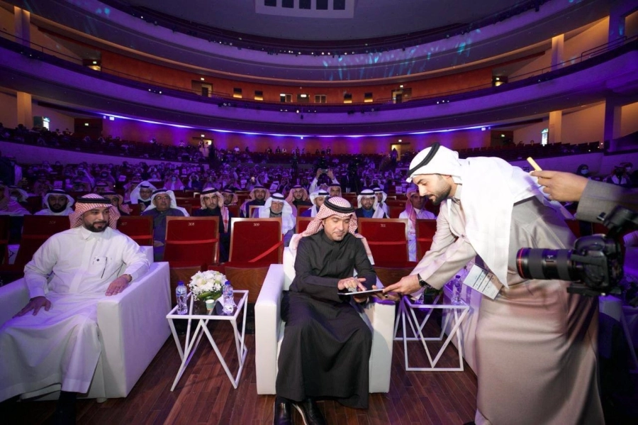 الحقيل اثناء التدشين