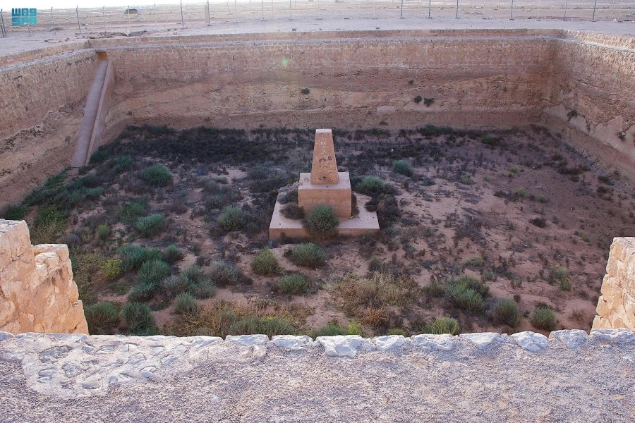 أحد المواقع الأثرية بالقرية (واس)