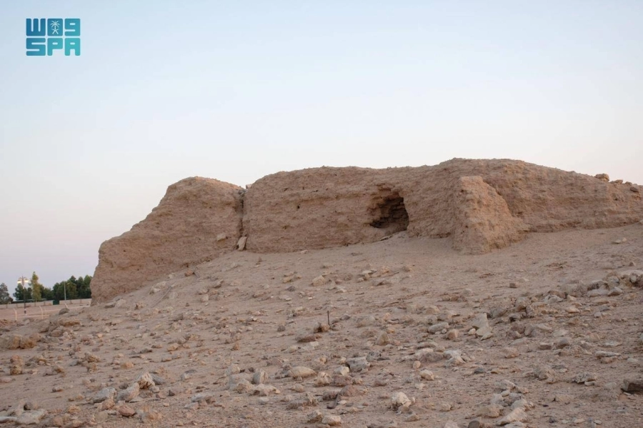 أحد المواقع الأثرية بالقرية (واس)