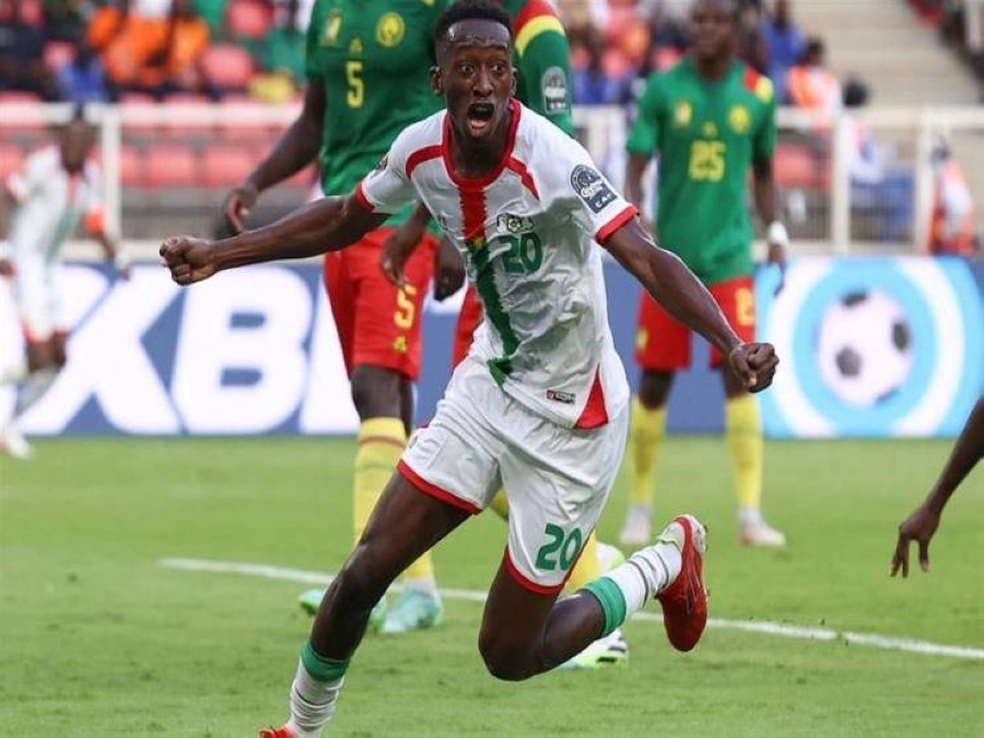 لاعب بوركيني يعبر عن فرحته  (د ب أ)