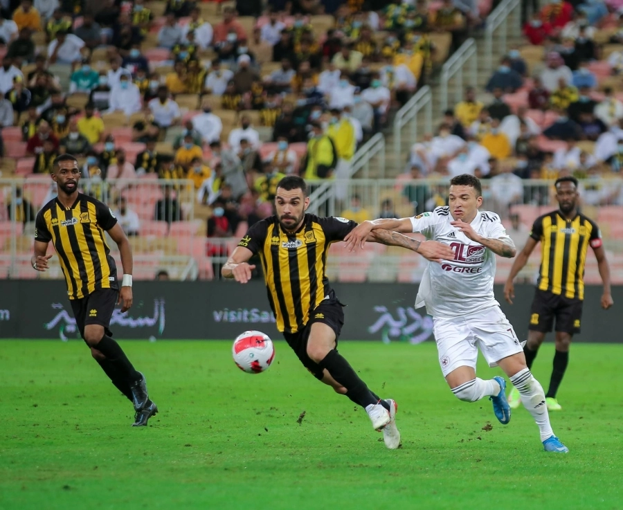 من لقاء الاتحاد والفيصلي (مكة)