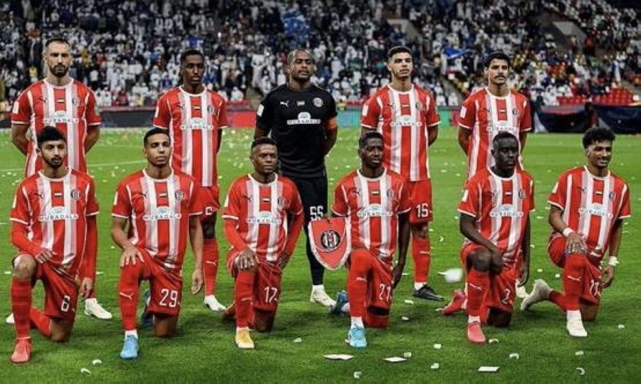 من مواجهة الهلال والجزيرة الاماراتي (واس)