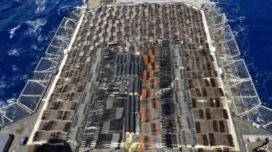 أسلحة إيرانية ضبطت قبل وصولها للحوثيين (مكة)