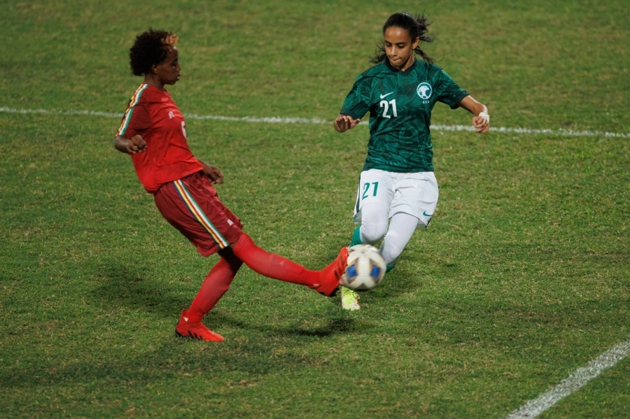 أخضر السيدات في مباراته أمام سيشل