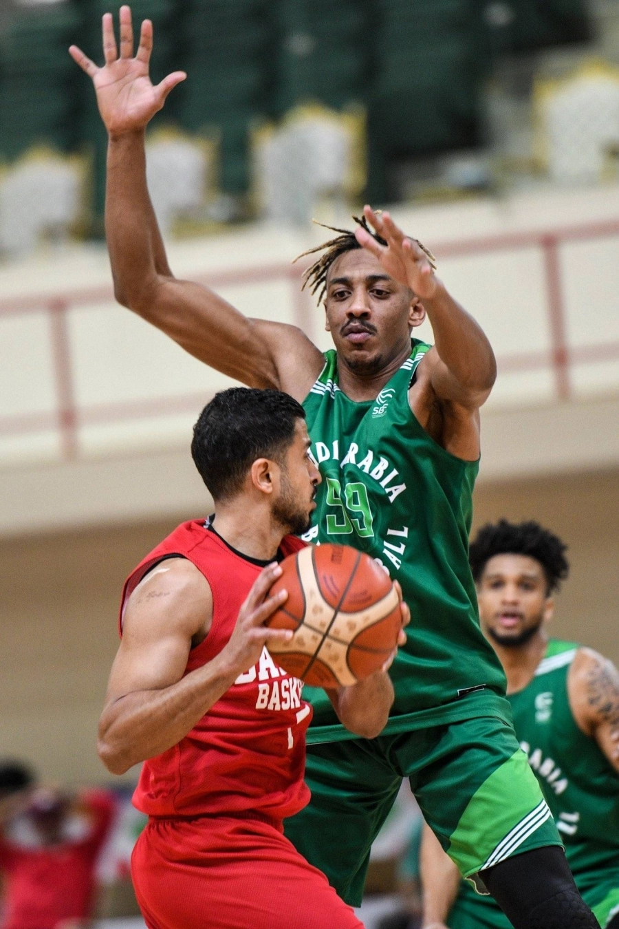 أخضر السلة في تجربته أمام البحرين