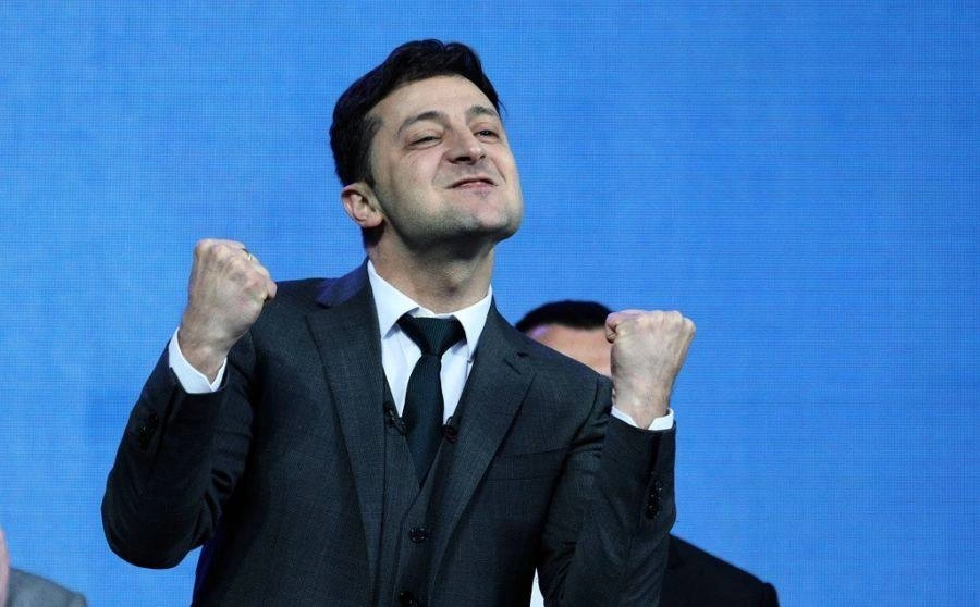 أحد مشاهد فلاديمير زيلينسكي التمثيلية (مكة)