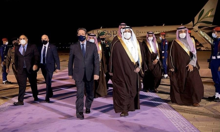 رئيس جمهورية قبرص يصل الرياض (واس)