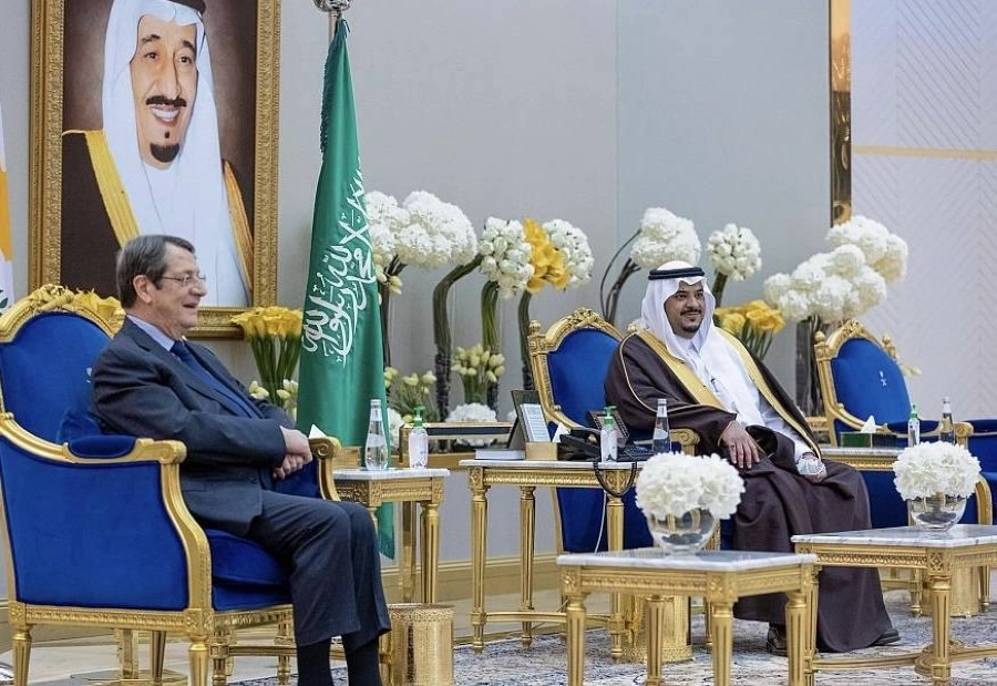رئيس جمهورية قبرص يصل الرياض (واس)